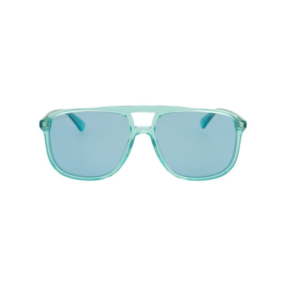 Gucci Aviator-Style Acetate Sunglasses Blue Mens